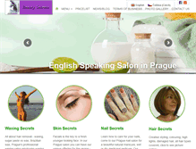 Tablet Screenshot of beautysecrets.cz